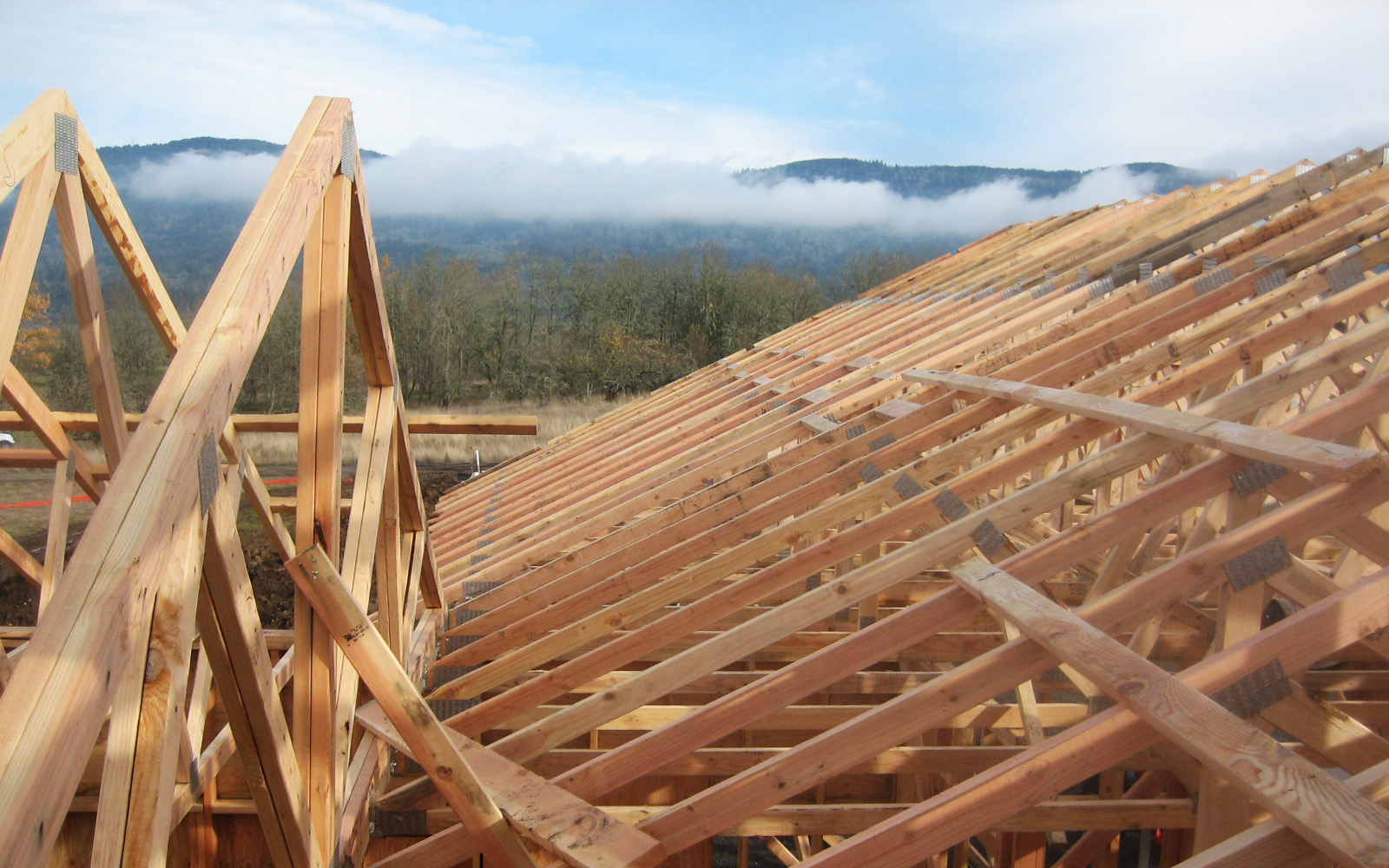 Residential Truss and Roof Repair Remodel Eugene Oregon